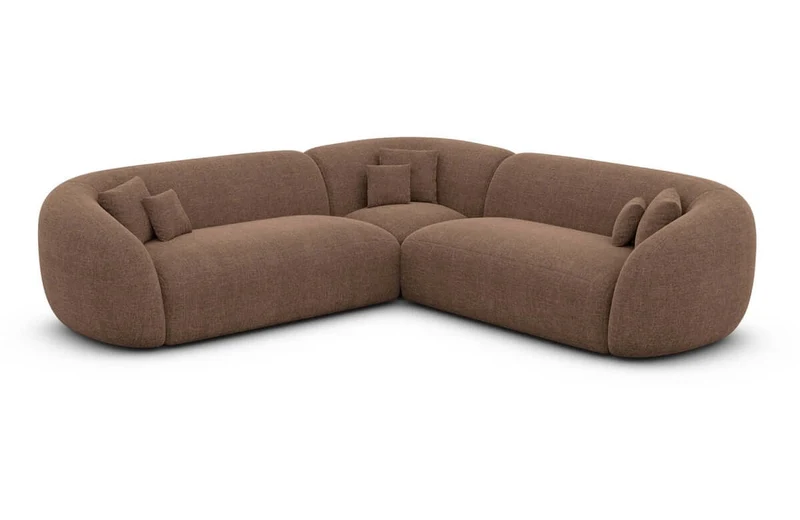 Stoff Ecksofa Sorelia L-Form