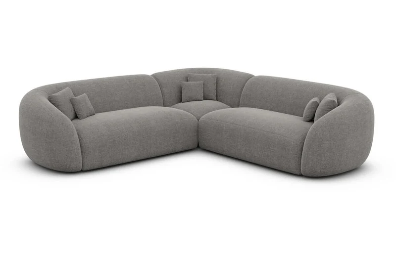 Stoff Ecksofa Sorelia L-Form