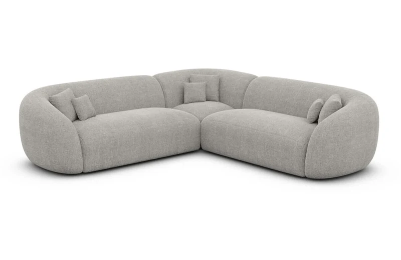 Stoff Ecksofa Sorelia L-Form