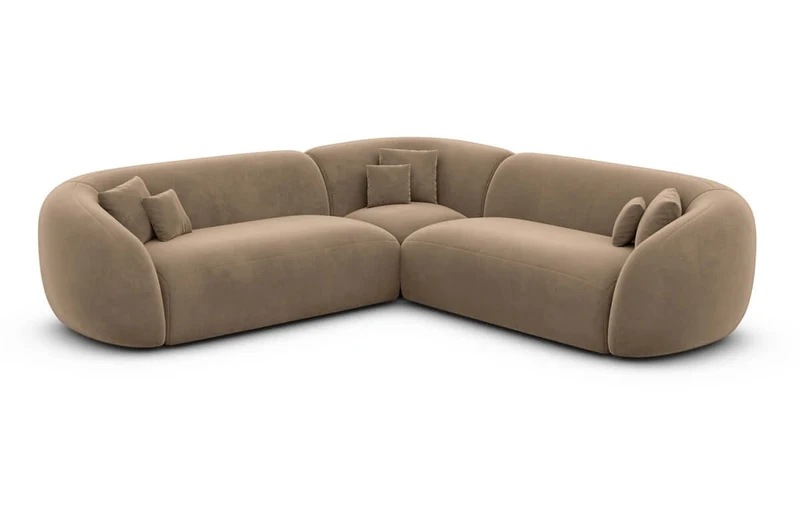 Stoff Ecksofa Sorelia L-Form
