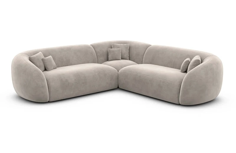 Stoff Ecksofa Sorelia L-Form