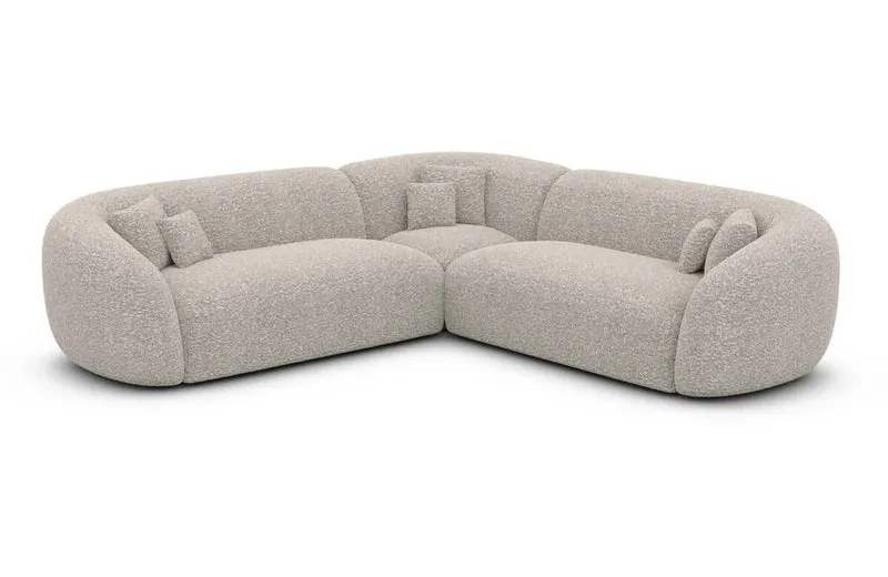 Stoff Ecksofa Sorelia L-Form