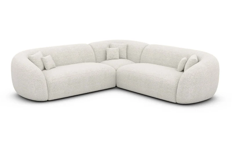 Stoff Ecksofa Sorelia L-Form