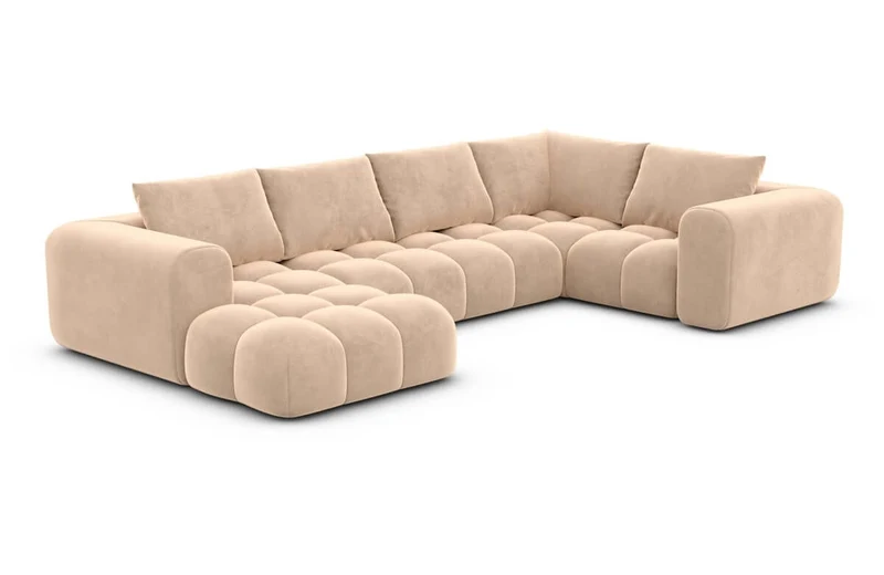 Couchlandschaft Casaluna U-Form in Stoff