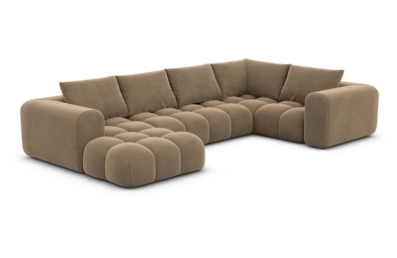 Couchlandschaft Casaluna U-Form in Stoff