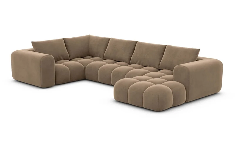 Couchlandschaft Casaluna U-Form in Stoff