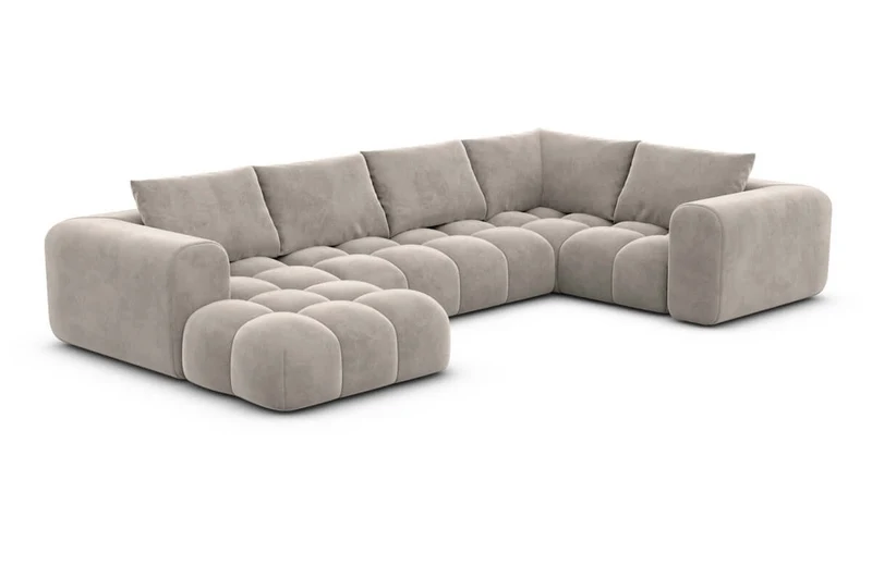 Couchlandschaft Casaluna U-Form in Stoff
