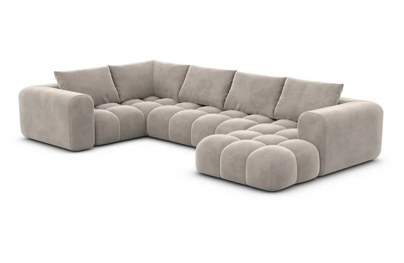 Couchlandschaft Casaluna U-Form in Stoff