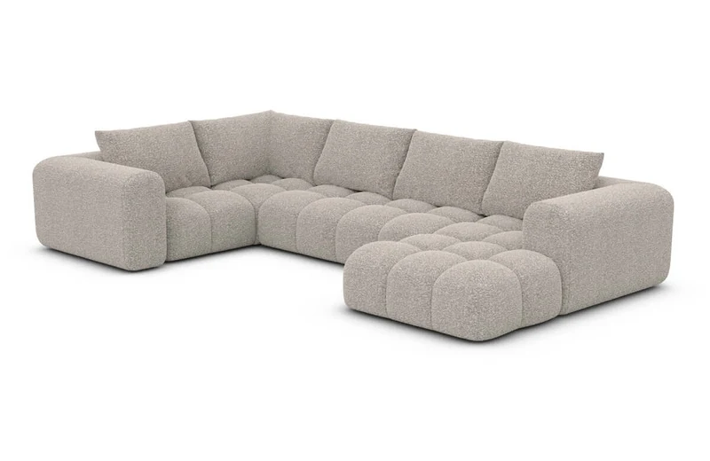 Couchlandschaft Casaluna U-Form in Stoff