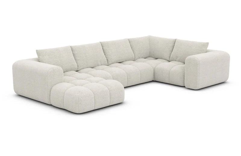 Couchlandschaft Casaluna U-Form in Stoff