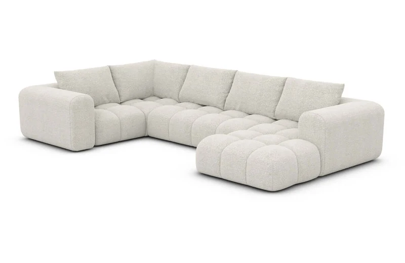 Couchlandschaft Casaluna U-Form in Stoff