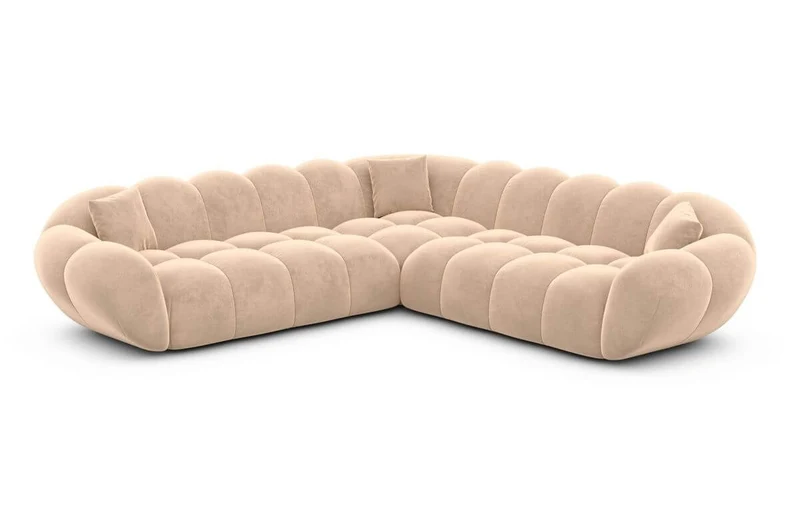 Stoff Ecksofa Maleron L-Form