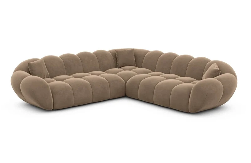 Stoff Ecksofa Maleron L-Form