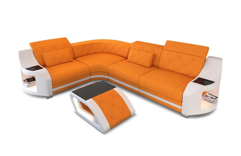 Stoff Ecksofa Genua L-Form
