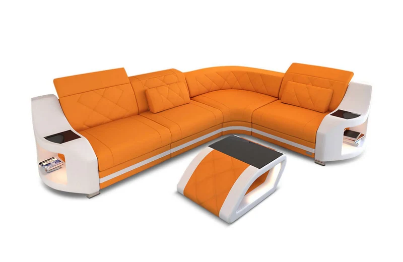Stoff Ecksofa Genua L-Form
