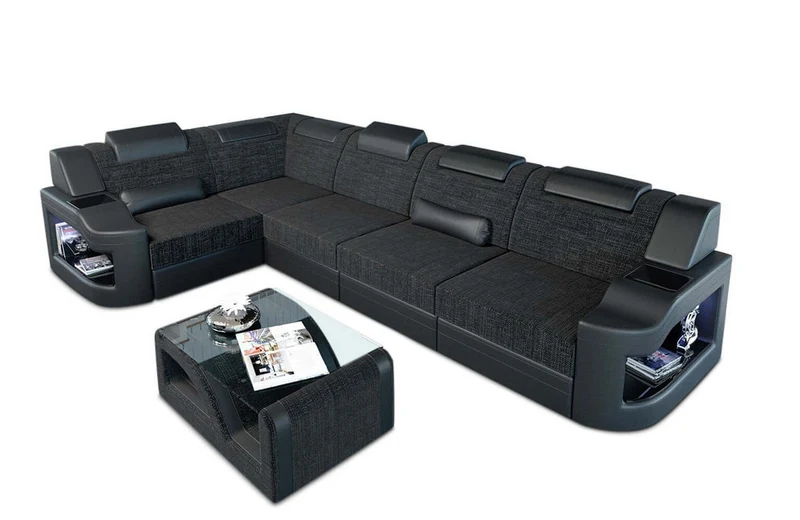 Stoff Ecksofa Padua L-Form