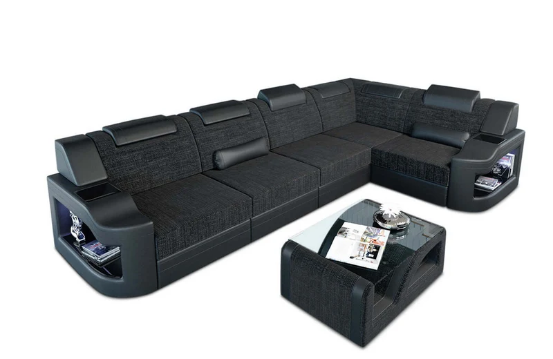 Stoff Ecksofa Padua L-Form
