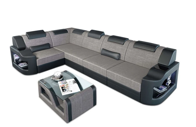 Stoff Ecksofa Padua L-Form