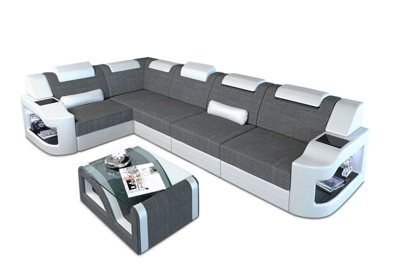 Stoff Ecksofa Padua L-Form