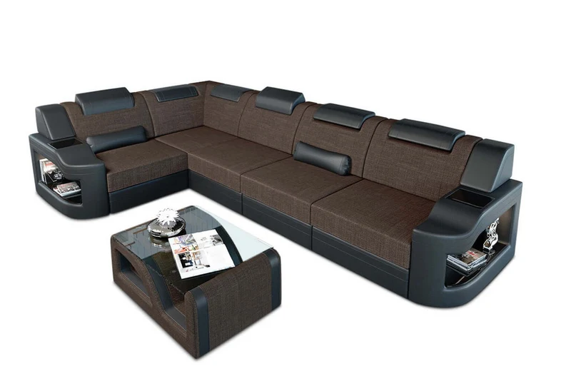 Stoff Ecksofa Padua L-Form