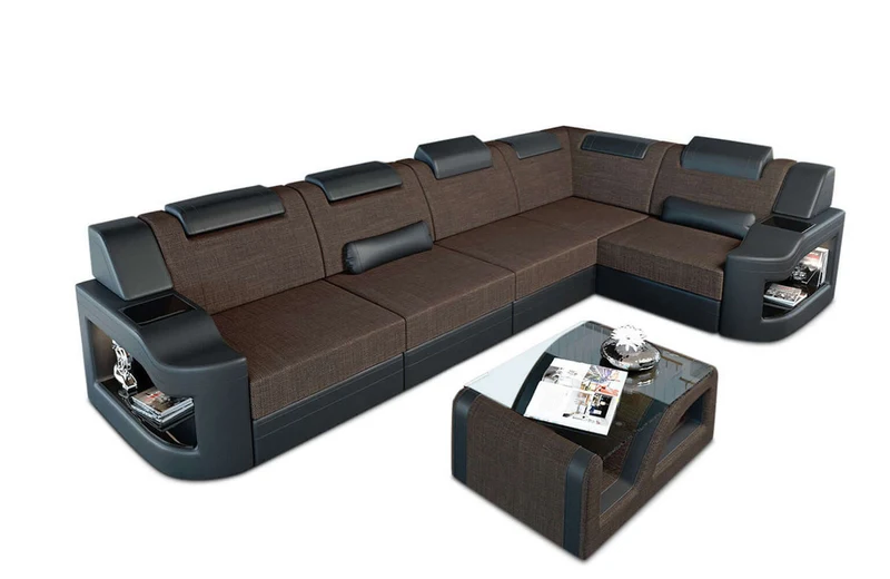 Stoff Ecksofa Padua L-Form