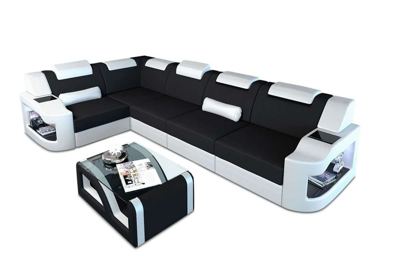 Stoff Ecksofa Padua L-Form