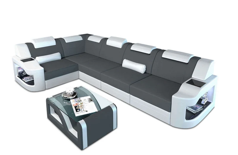 Stoff Ecksofa Padua L-Form