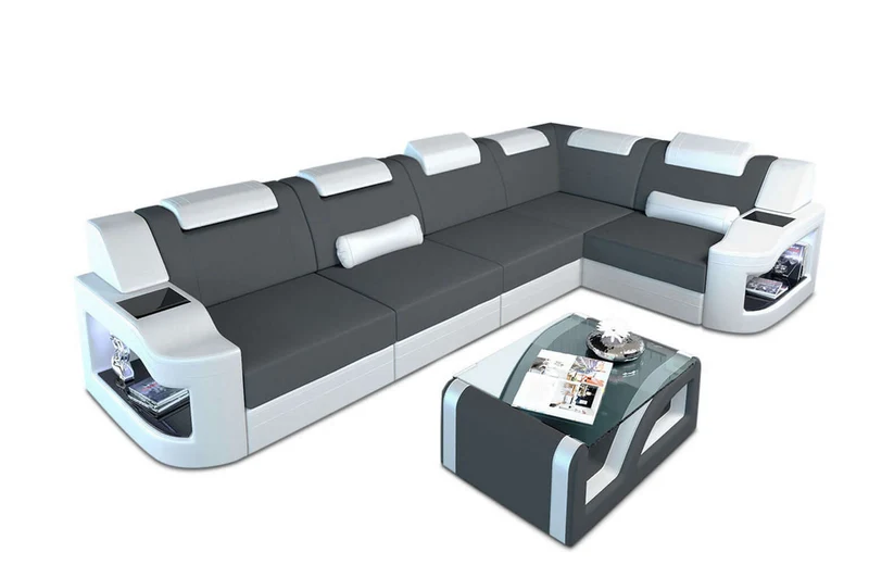 Stoff Ecksofa Padua L-Form