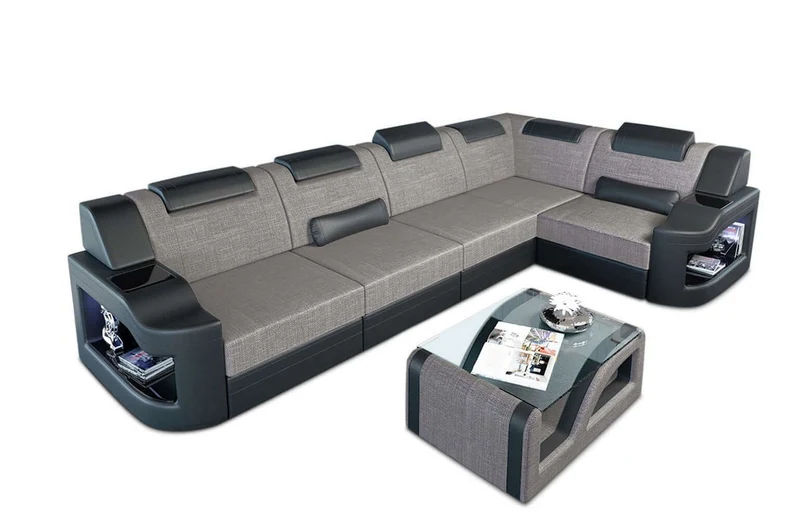 Stoff Ecksofa Padua L-Form