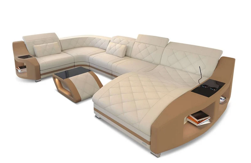 Couchlandschaft Swing U-Form in Stoff