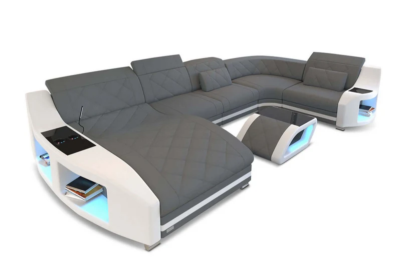 Couchlandschaft Swing U-Form in Stoff