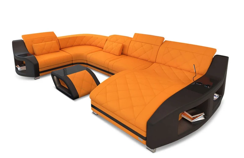 Couchlandschaft Swing U-Form in Stoff