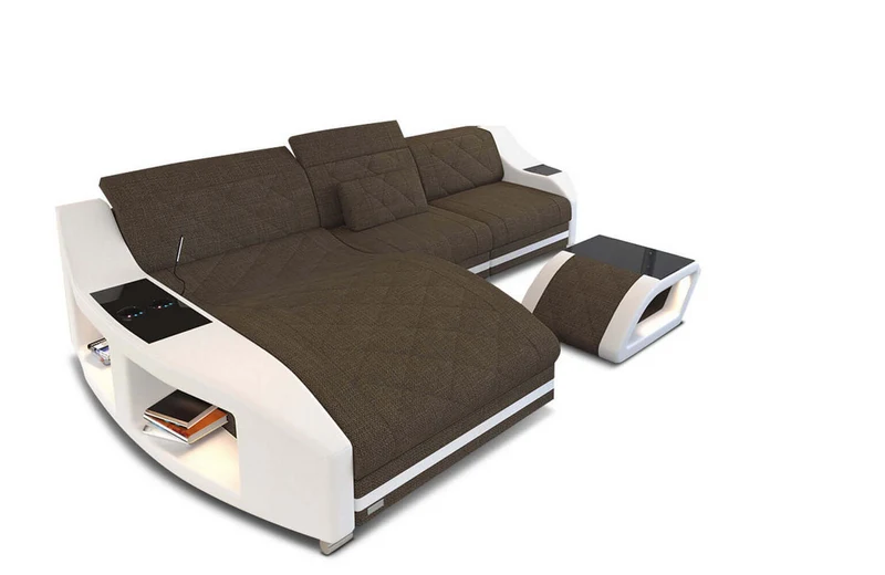 Couch Swing L-Form in Stoff