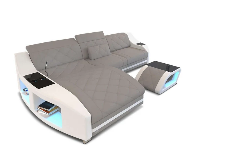 Couch Swing L-Form in Stoff
