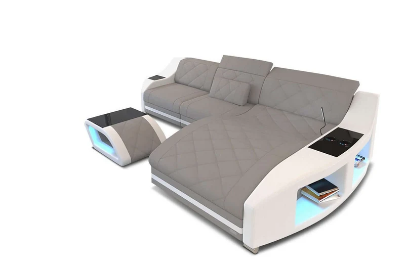 Couch Swing L-Form in Stoff
