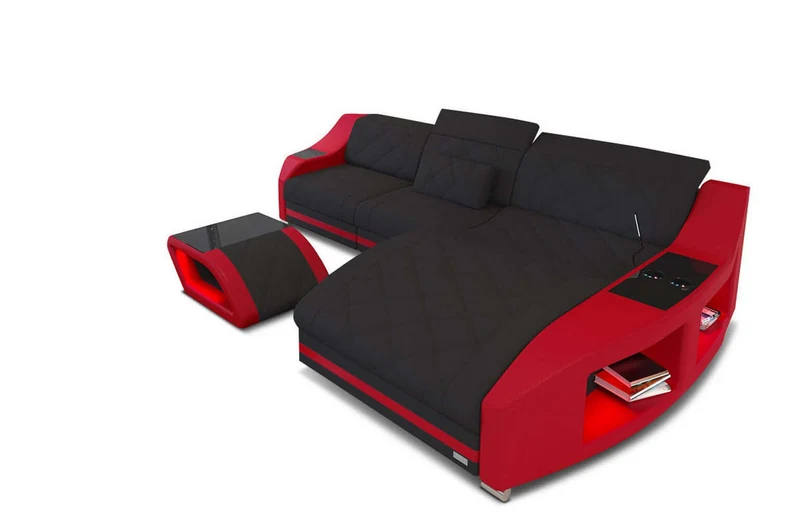 Couch Swing L-Form in Stoff