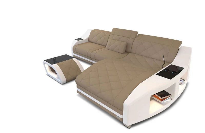 Couch Swing L-Form in Stoff