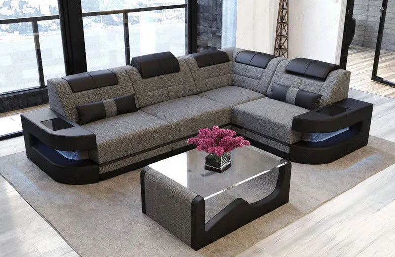 Stoff Ecksofa Como L-Form