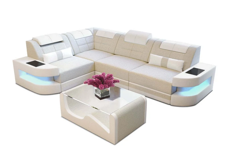 Stoff Ecksofa Como L-Form