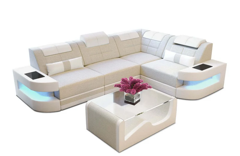 Stoff Ecksofa Como L-Form