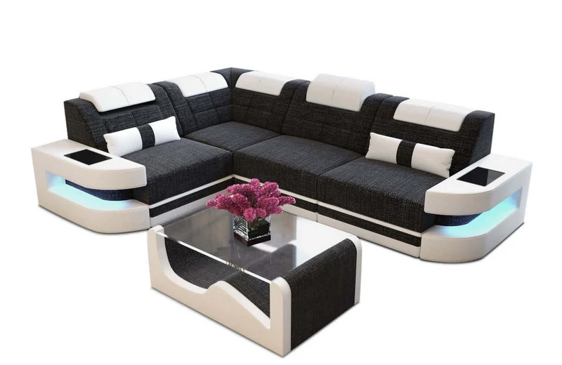 Stoff Ecksofa Como L-Form