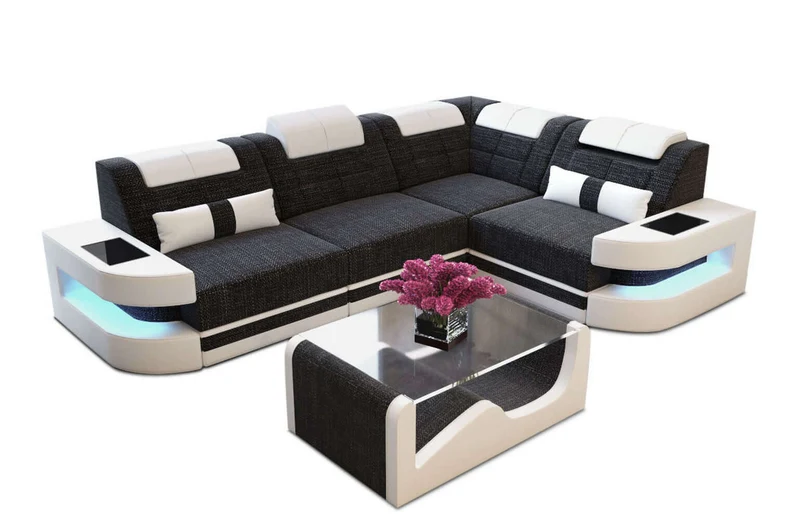 Stoff Ecksofa Como L-Form