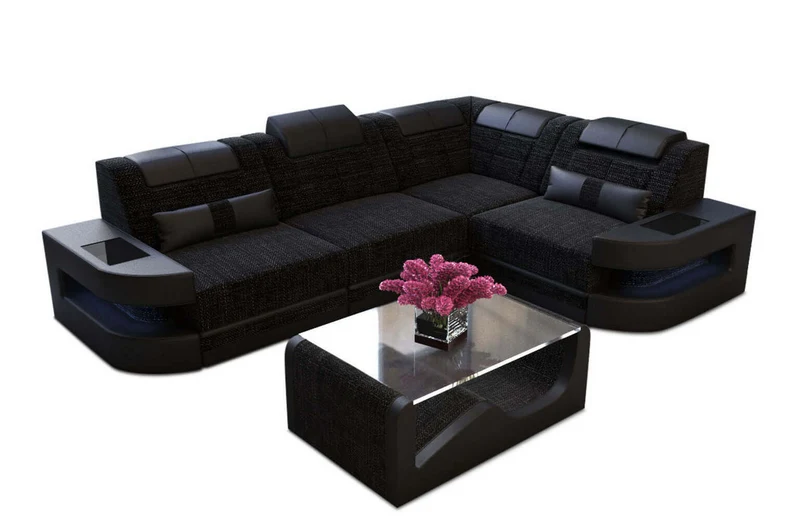 Stoff Ecksofa Como L-Form