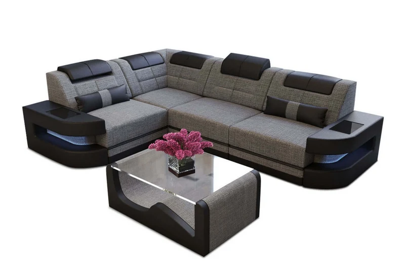 Stoff Ecksofa Como L-Form