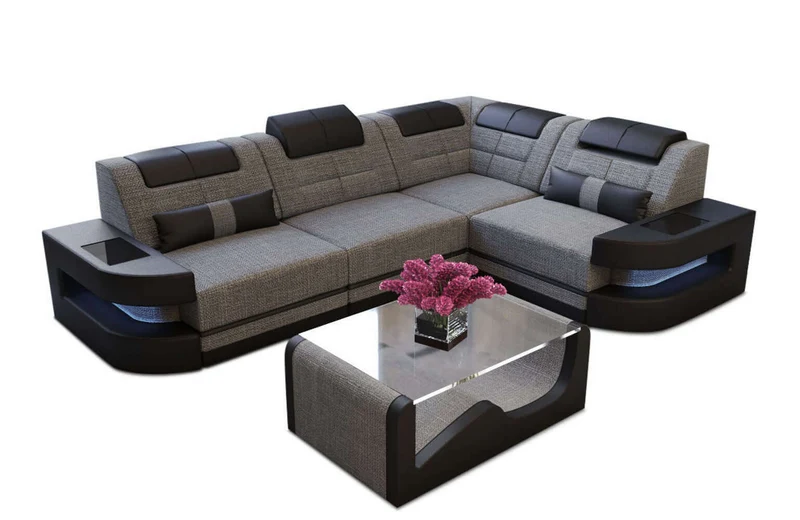 Stoff Ecksofa Como L-Form