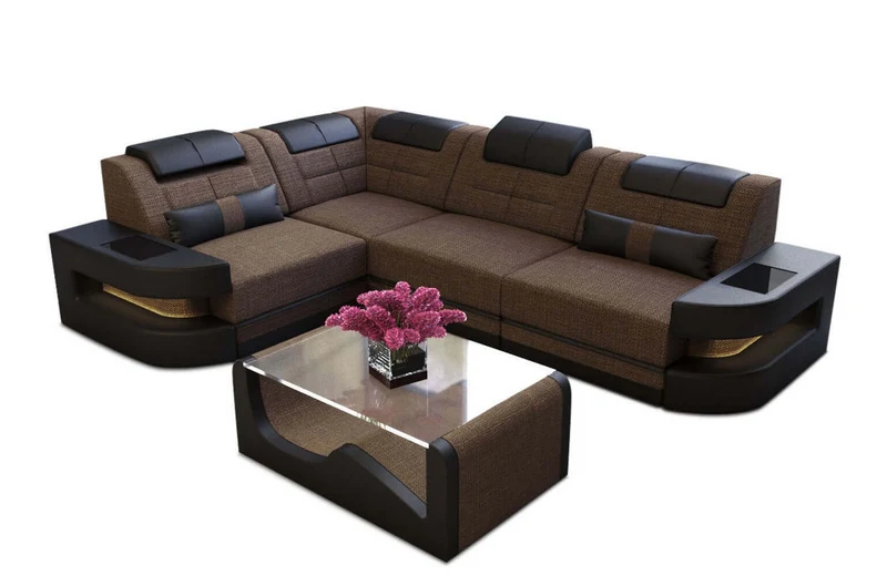 Stoff Ecksofa Como L-Form