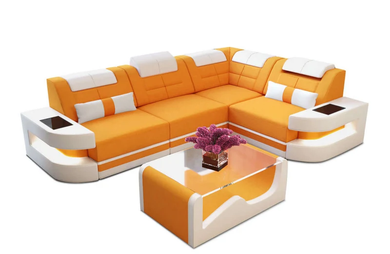 Stoff Ecksofa Como L-Form
