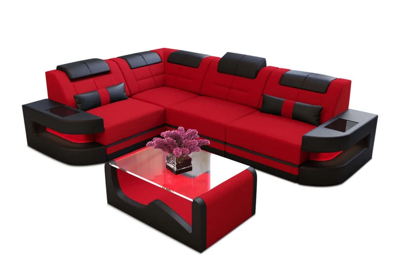 Stoff Ecksofa Como L-Form
