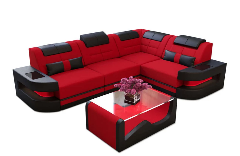 Stoff Ecksofa Como L-Form