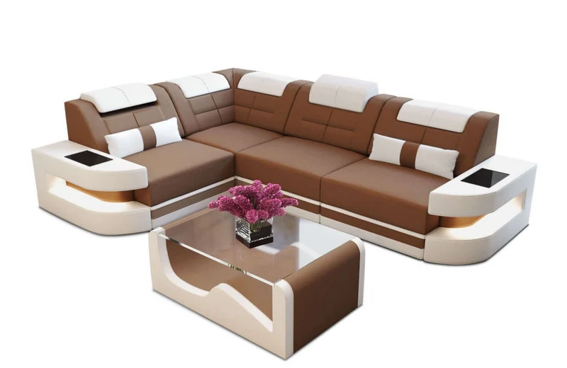 Stoff Ecksofa Como L-Form